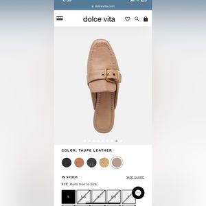Brand new dolce vita slides